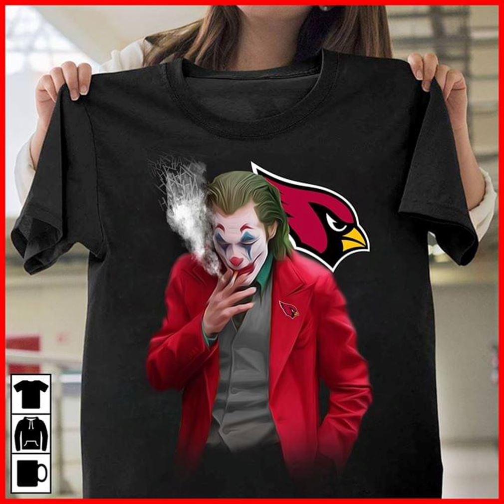 Nfl Arizona Cardinals Joker For Cardianls Fan T Shirts Up To 5xl