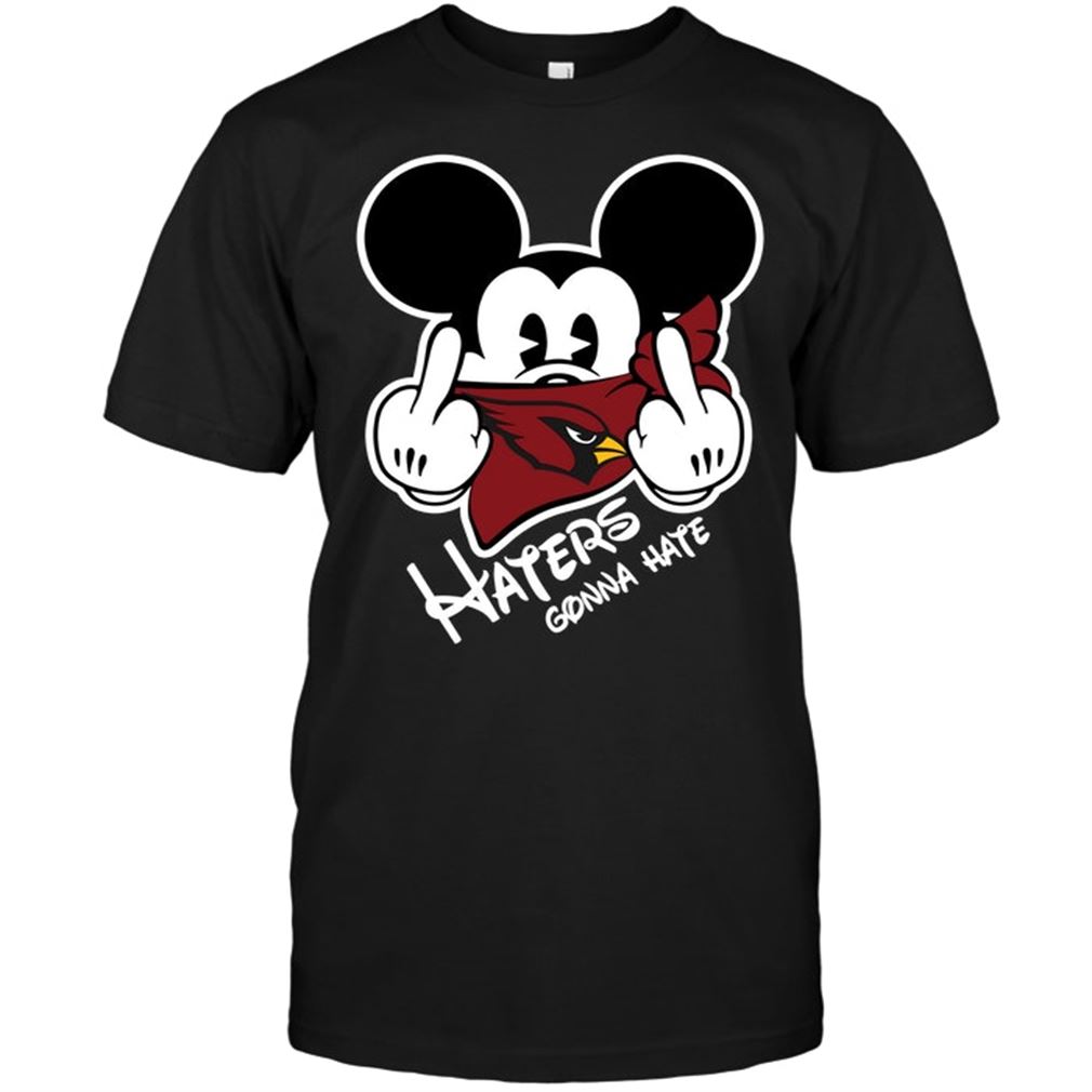 Nfl Arizona Cardinals Nfl Arizona Cardinals Haters Gonna Hate Mickey Mouse T Shirts Up To 5xl