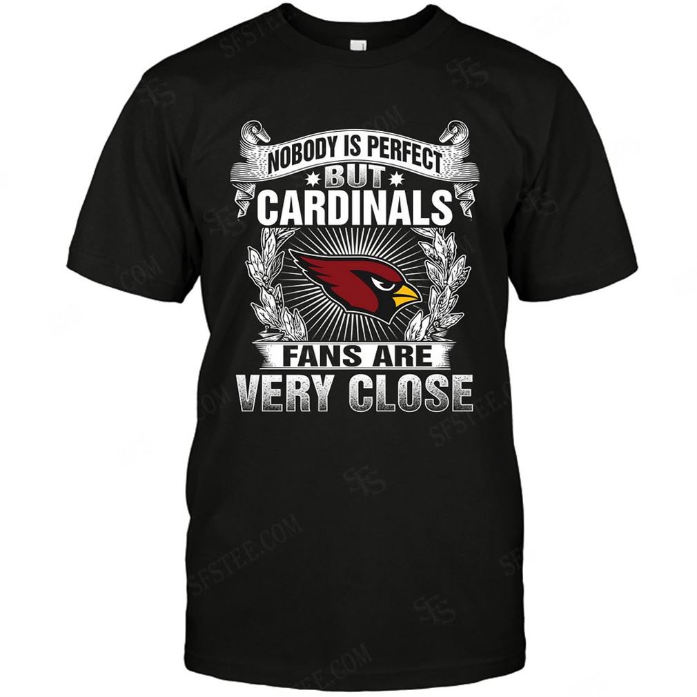 Nfl Arizona Cardinals Nobody Is Perfect Shirt Up To 5xl