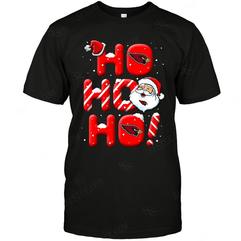 Nfl Arizona Cardinals Noel Christmas Ho Ho Ho Tshirt Up To 5xl