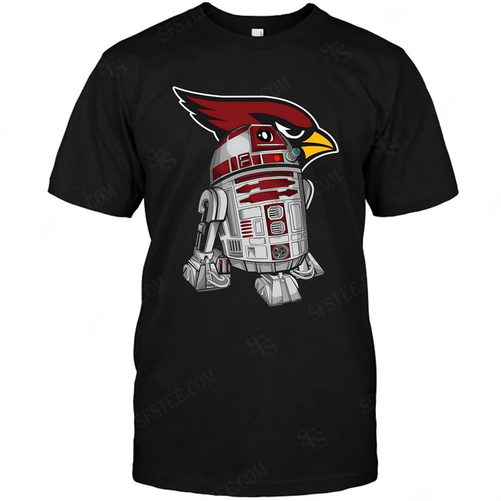 Nfl Arizona Cardinals R2d2 Star Wars Tshirt Up To 5xl