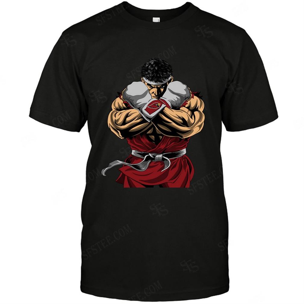 Nfl Arizona Cardinals Ryu Nintendo Street Fighter Shirt Up To 5xl