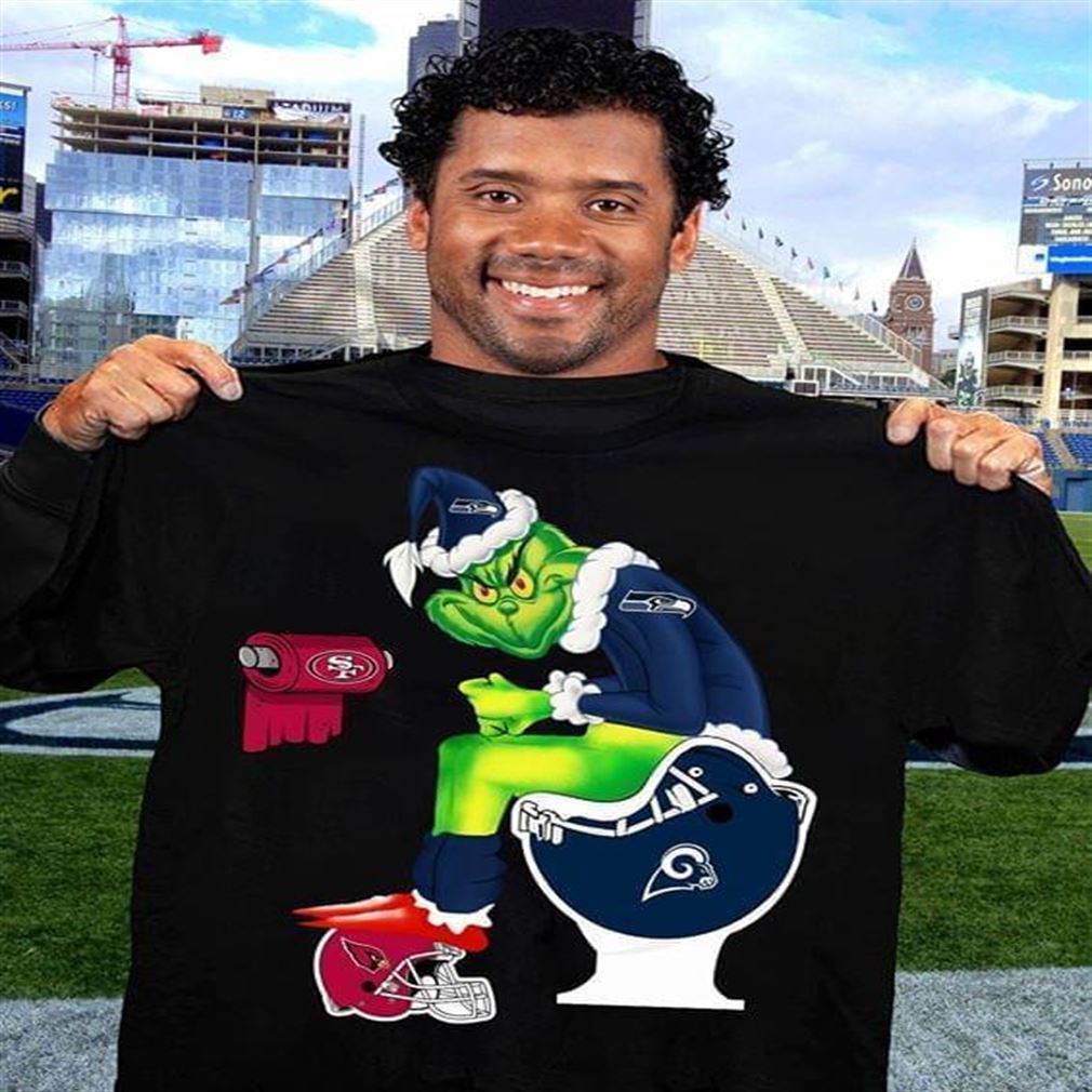 Nfl Arizona Cardinals Seattle Seahawks Grinch Los Angeles Rams Arizona Cardinals Helmet T Shirt Shirts Up To 5xl