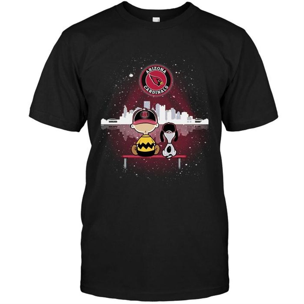 Nfl Arizona Cardinals Snoopy Watch Arizona Cardinals City Star Light Shirt Tee Up To 5xl