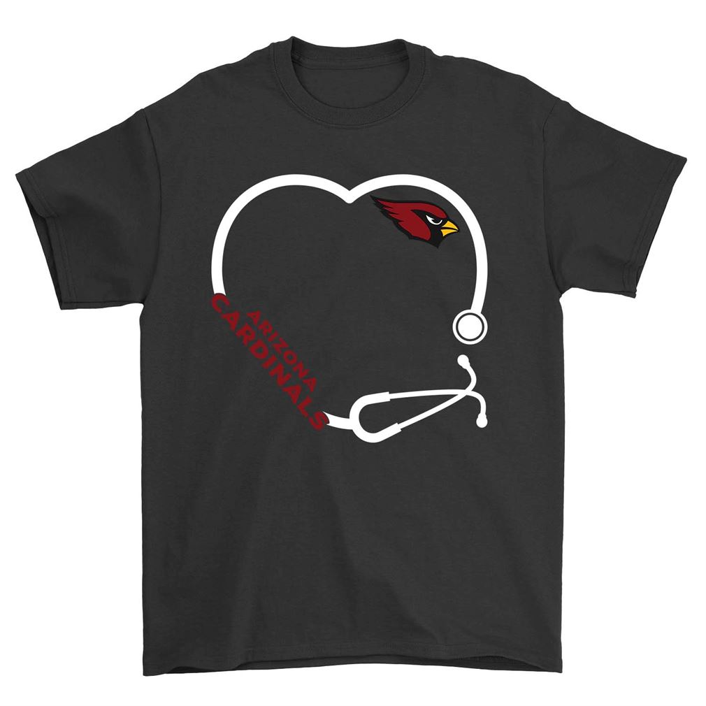 Nfl Arizona Cardinals Stethoscope Arizona Cardinals Shirts Up To 5xl