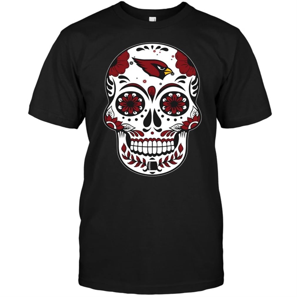 Nfl Arizona Cardinals Sugar Skull T Shirts Up To 5xl