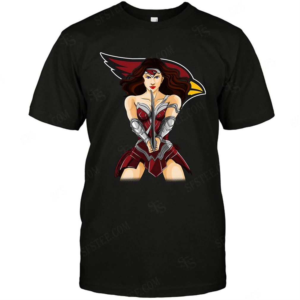 Nfl Arizona Cardinals Wonderwoman Dc Marvel Jersey Superhero Avenger T Shirt Up To 5xl