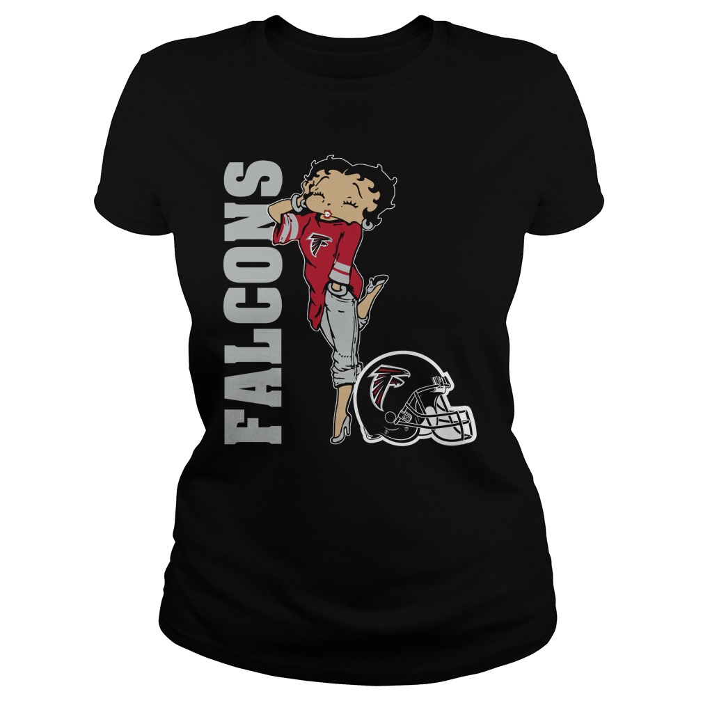 Nfl Atlanta Falcons Betty Boops Hoodie Size Up To 5xl