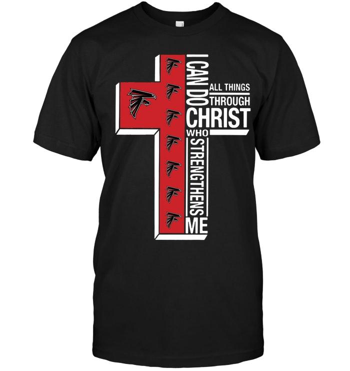 Nfl Atlanta Falcons Can Do All Things Through Christ Strengthens Me Atlanta Falcons Shirt Tank Top Size Up To 5xl