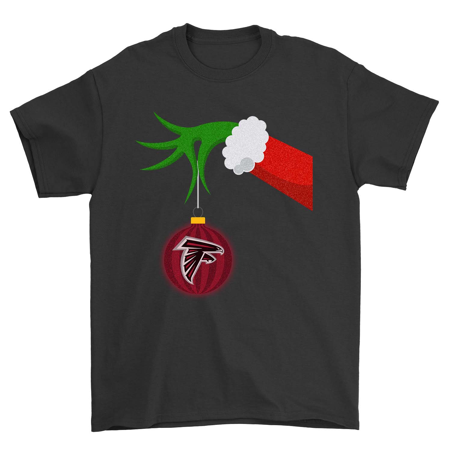 Nfl Atlanta Falcons Grinch Hand Merry Christmas Atlanta Falcons Tshirt Size Up To 5xl