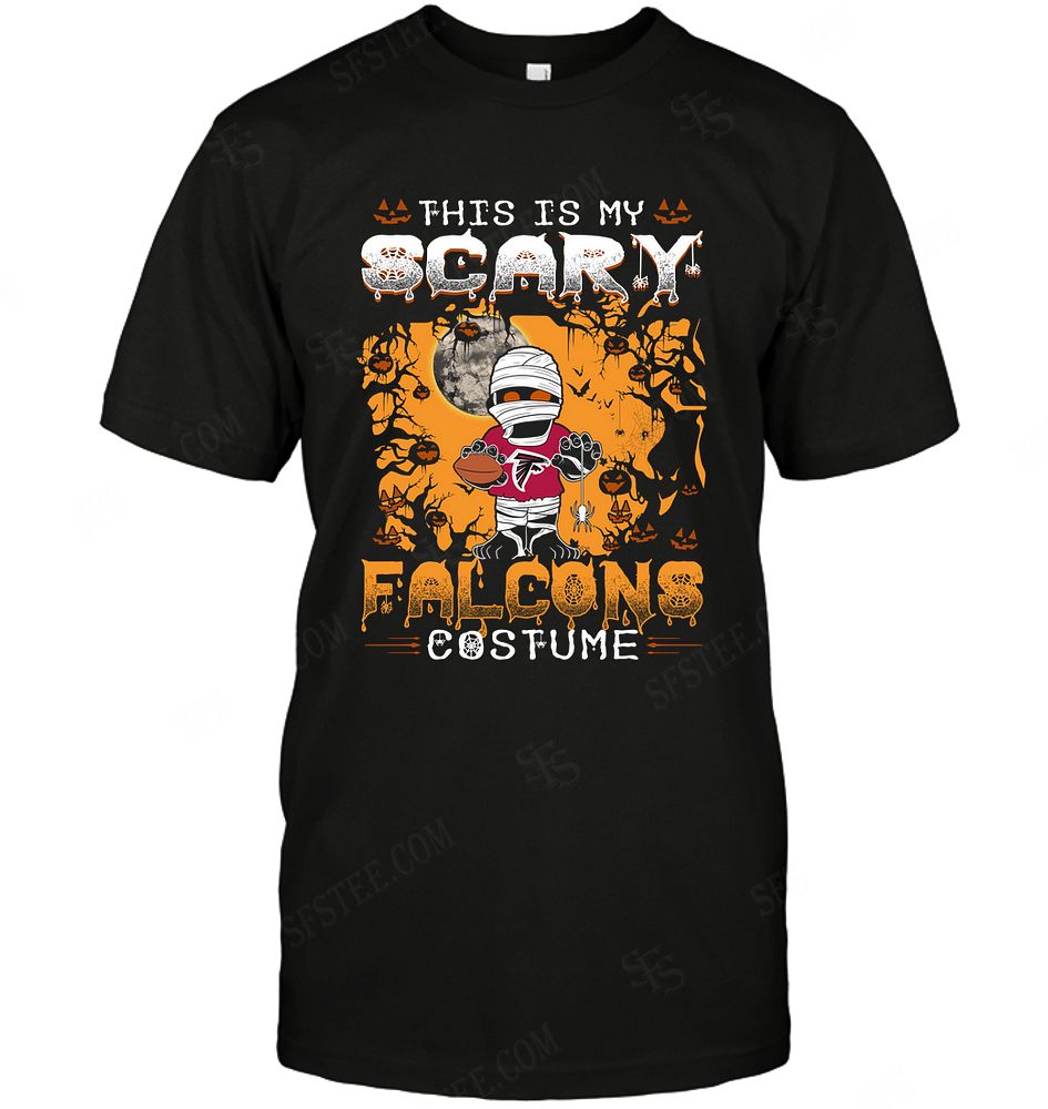 Nfl Atlanta Falcons Halloween This Is My Scary Costume Shirt Plus Size Up To 5xl