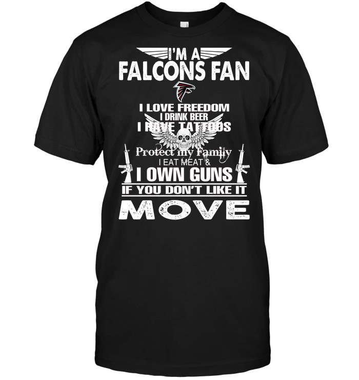 Nfl Atlanta Falcons Im A Atlanta Falcons Fan I Love Freedom I Drink Beer I Have Tattoos Hoodie Plus Size Up To 5xl