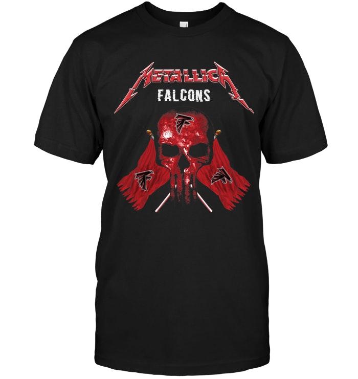 Nfl Atlanta Falcons Metallica Atlanta Falcons Shirt Tshirt Plus Size Up To 5xl