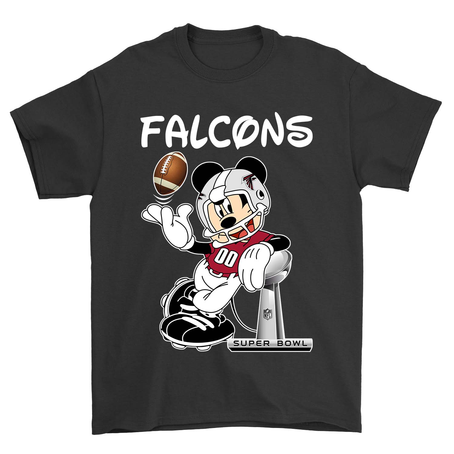 Nfl Atlanta Falcons Mickey Mouse Atlanta Falcons Tshirt Plus Size Up To 5xl