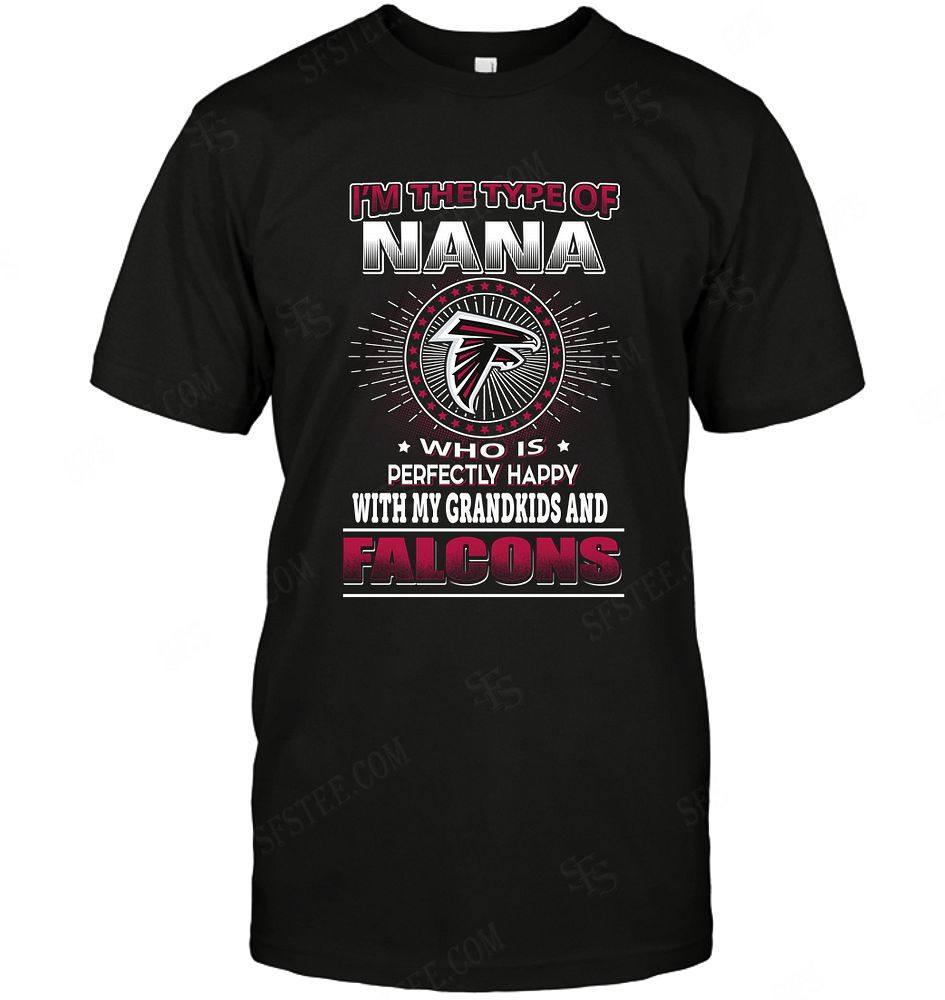 Nfl Atlanta Falcons Nana Loves Grandkids Tank Top Plus Size Up To 5xl