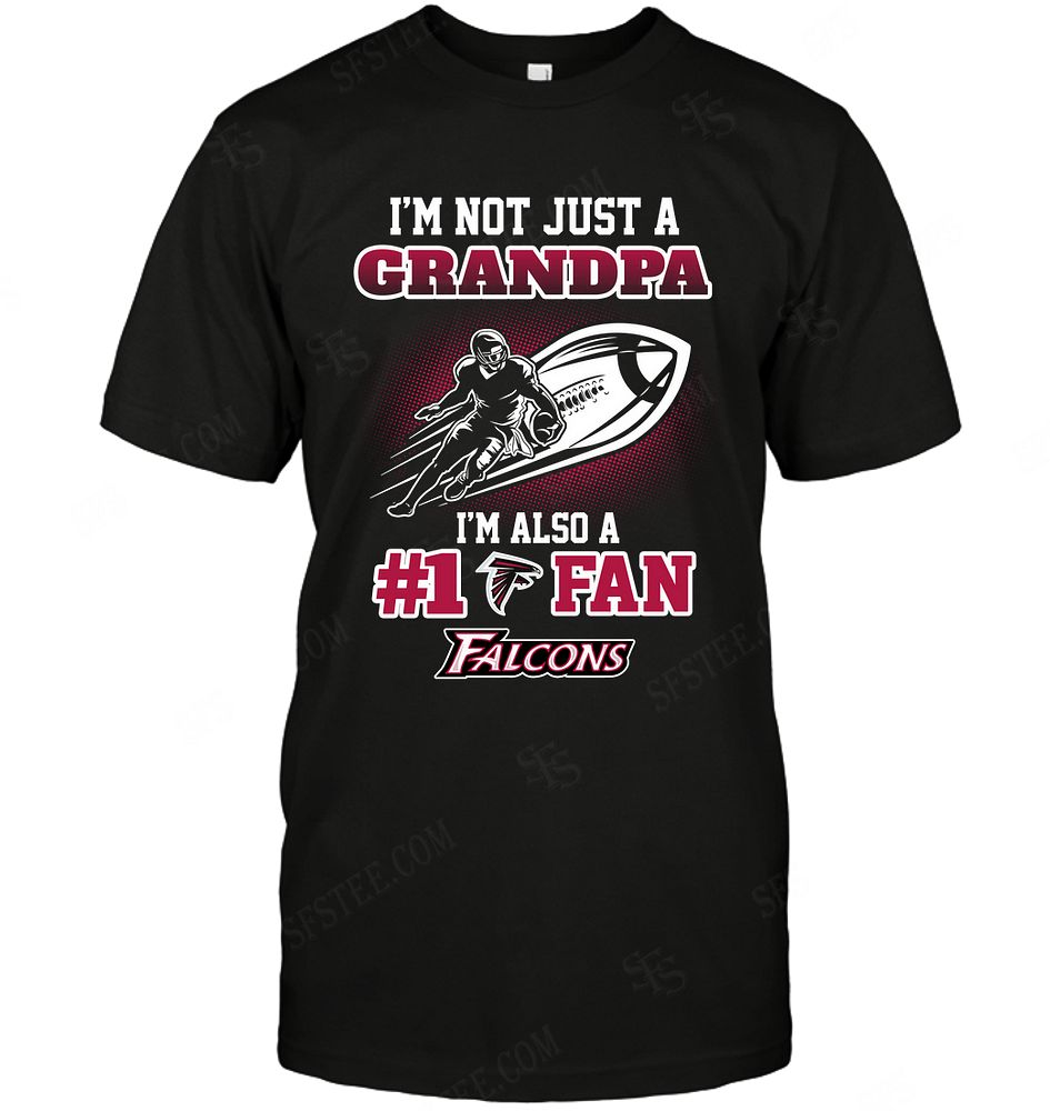 Nfl Atlanta Falcons Not Just Grandpa Also A Fan Long Sleeve Plus Size Up To 5xl