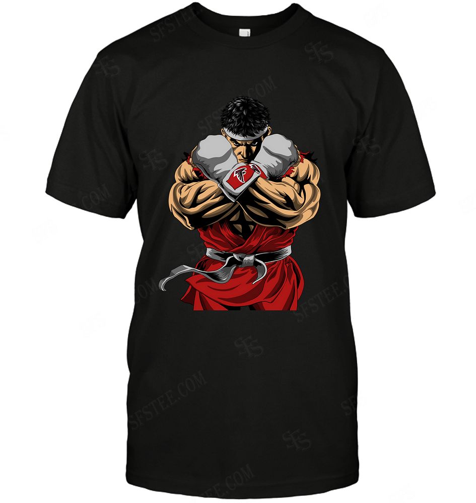 Nfl Atlanta Falcons Ryu Nintendo Street Fighter Tshirt Plus Size Up To 5xl