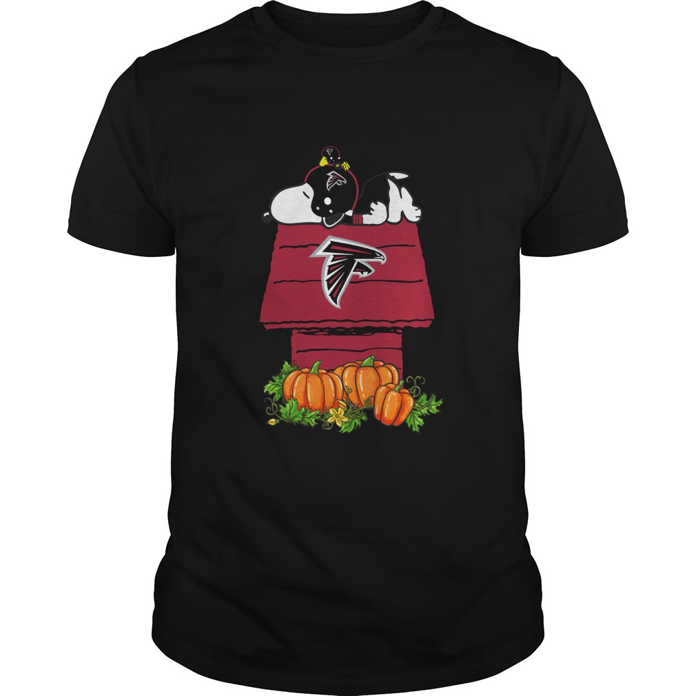 Nfl Atlanta Falcons Snoopy Pumpkin House Nfl Tank Top Size Up To 5xl