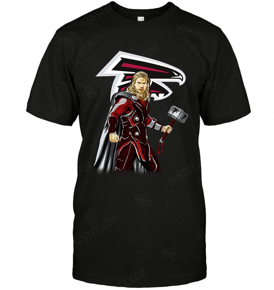 Nfl Atlanta Falcons Thor Dc Marvel Jersey Superhero Avenger Shirt Size Up To 5xl