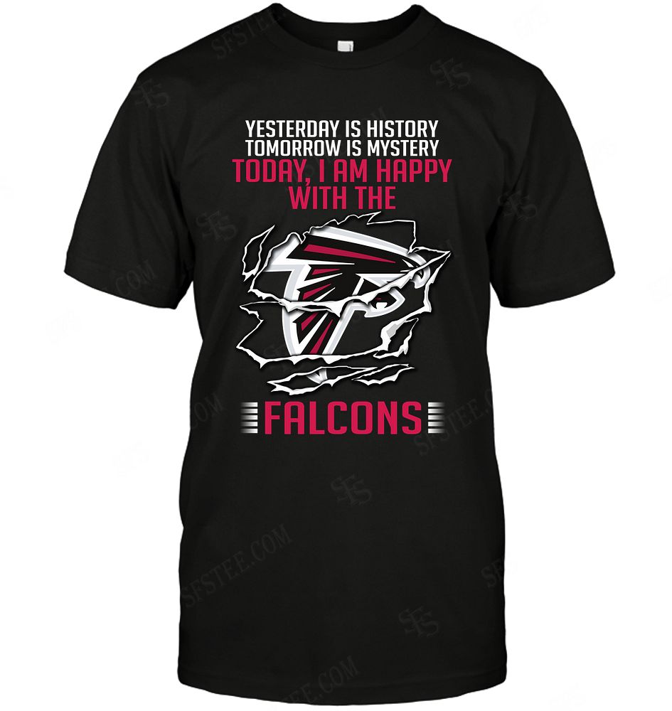 Nfl Atlanta Falcons Yesterday Is History Plus Size Up To 5xl