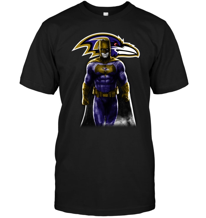 Nfl Baltimore Ravens Batman Bruce Wayne Shirt Size Up To 5xl