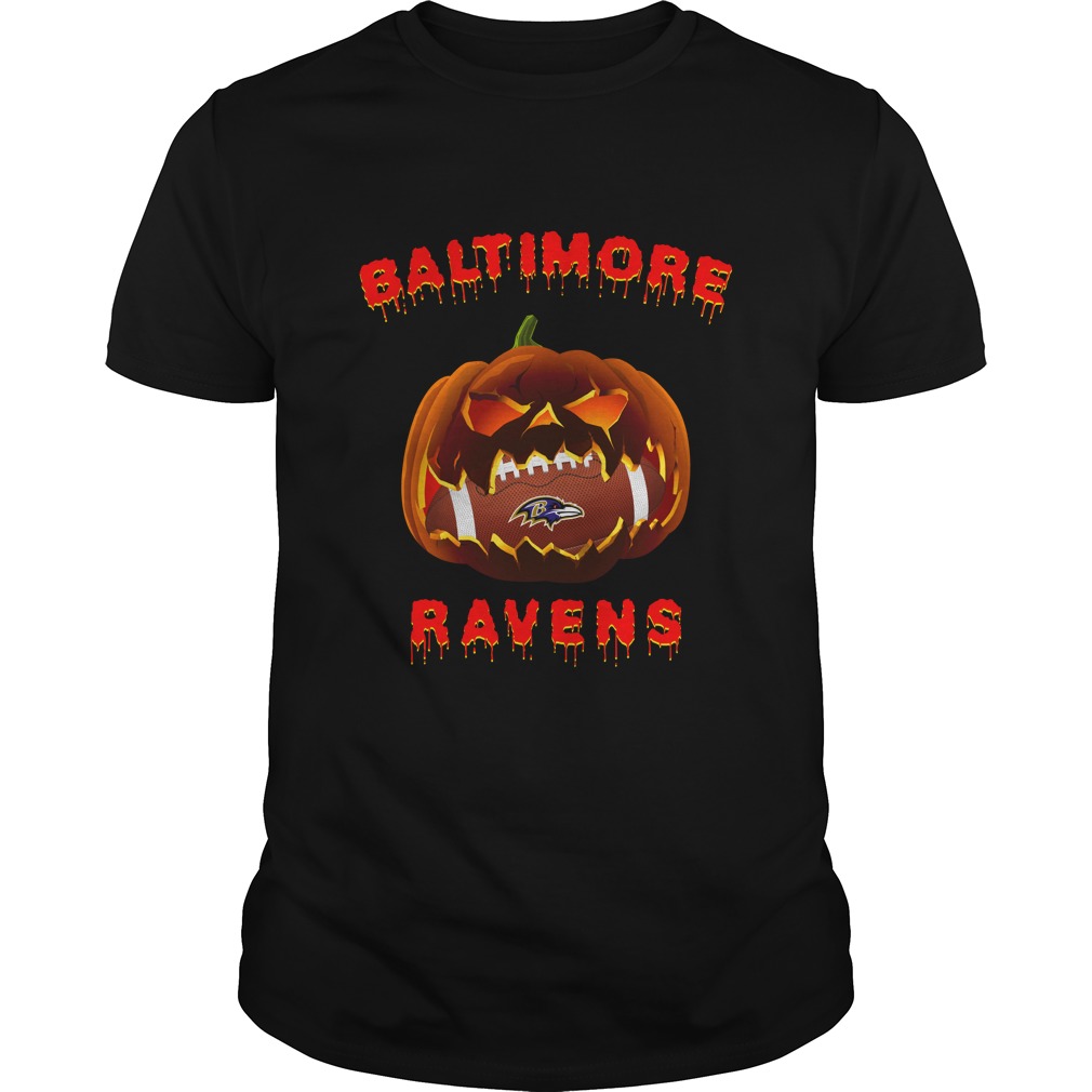 Nfl Baltimore Ravens Halloween Pumpkin Baltimore Ravens Nfl Hoodie Size Up To 5xl