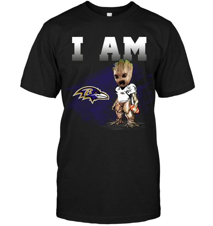 Nfl Baltimore Ravens I Am Groot Size Up To 5xl