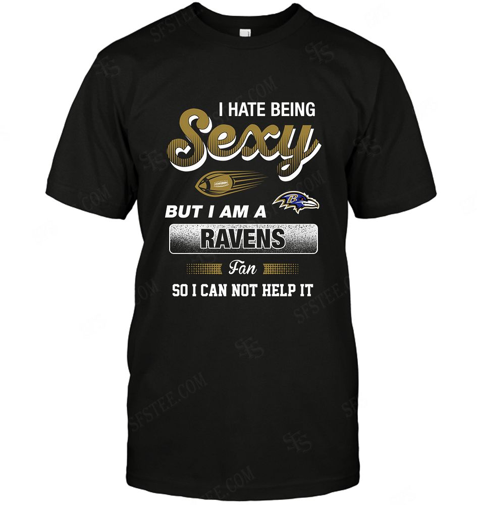 Nfl Baltimore Ravens I Hate Being Sexy Tank Top Size Up To 5xl