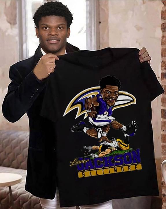 Nfl Baltimore Ravens Lamar Jackson Pass Over Fan Hoodie Plus Size Up To 5xl