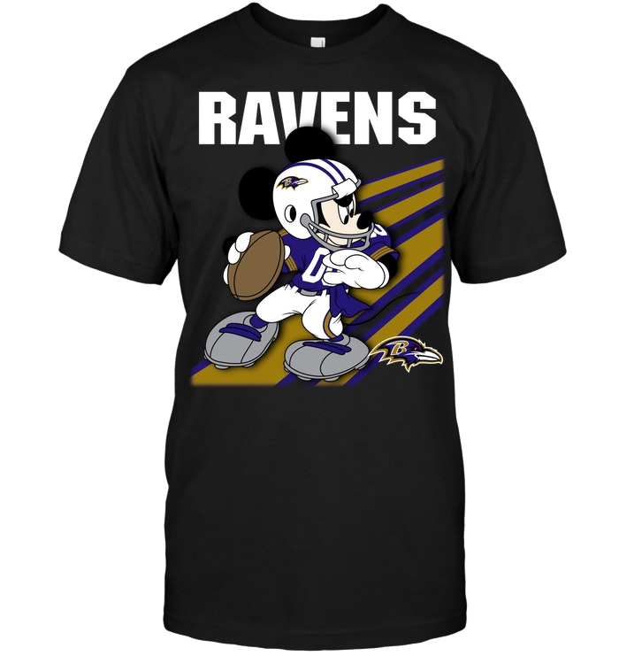 Nfl Baltimore Ravens Mickey Mouse Disney Hoodie Size Up To 5xl