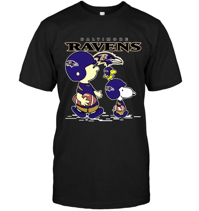 Nfl Baltimore Ravens Snoopy Shirt Tshirt Size Up To 5xl