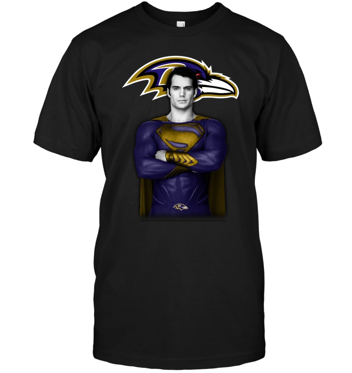 Nfl Baltimore Ravens Superman Clark Kent Size Up To 5xl