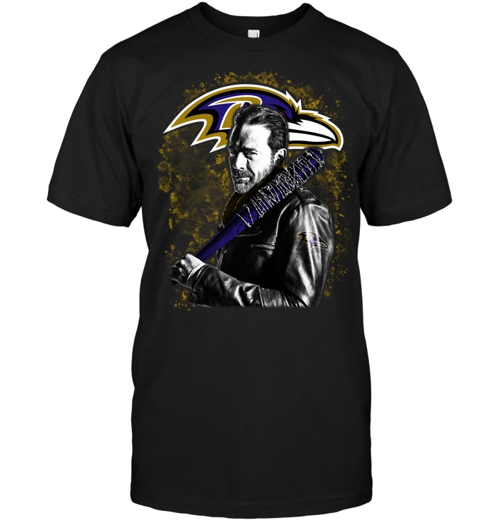 Nfl Baltimore Ravens The Walking Dead Negan Baltimore Ravens Sweater Size Up To 5xl