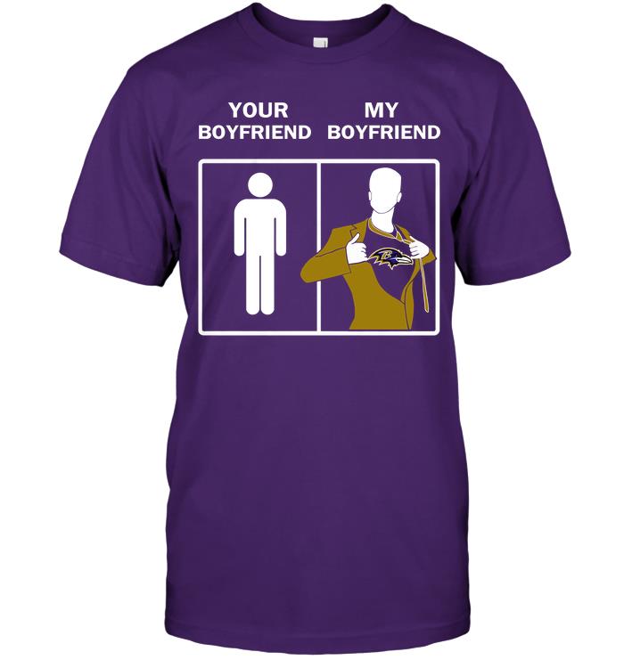 Nfl Baltimore Ravens Your Boyfriend My Boyfriend Sweater Plus Size Up To 5xl