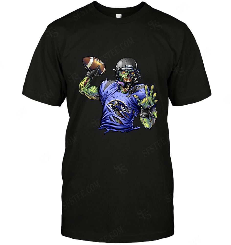 Nfl Baltimore Ravens Zombie Walking Dead Play Football Size Up To 5xl