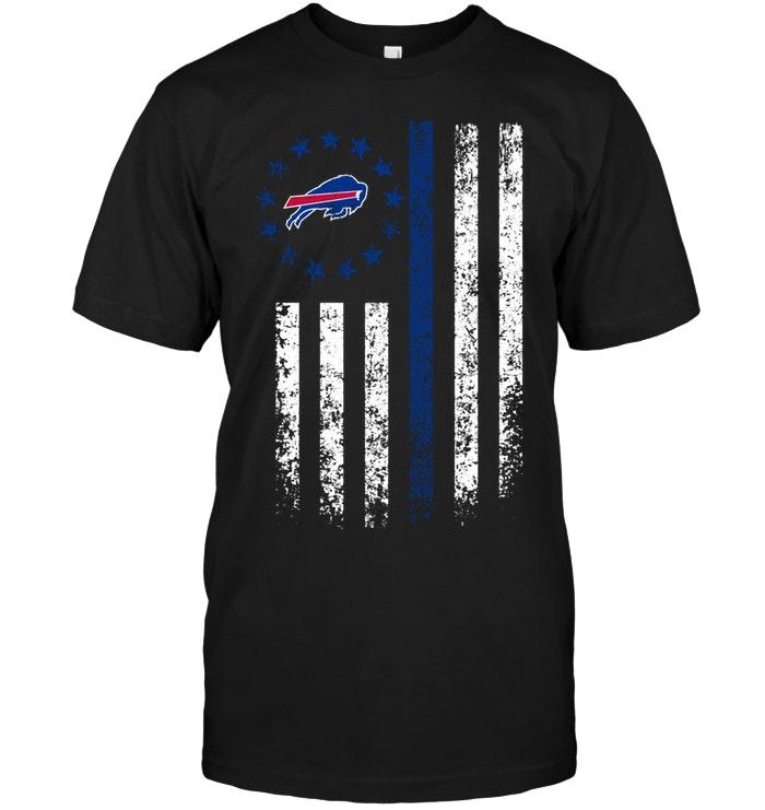 Nfl Buffalo Bills American Flag Star Shirt Tshirt Plus Size Up To 5xl