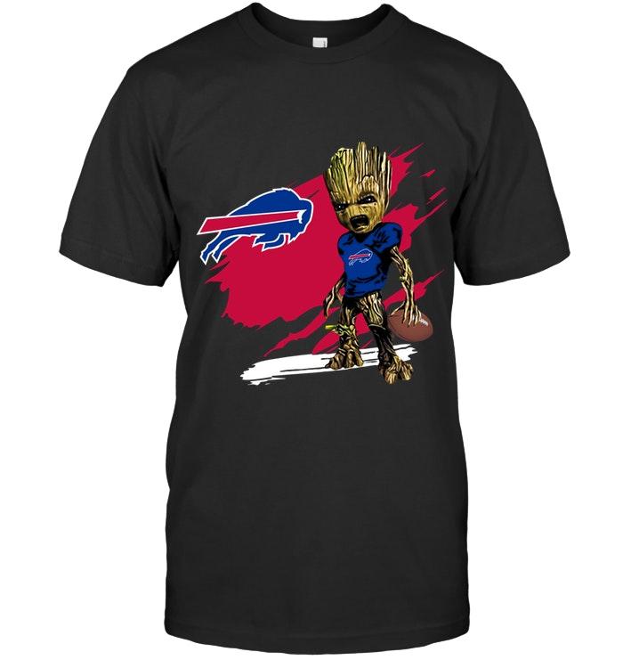 Nfl Buffalo Bills Angry Baby Groot Ripped Shirt Tank Top Size Up To 5xl