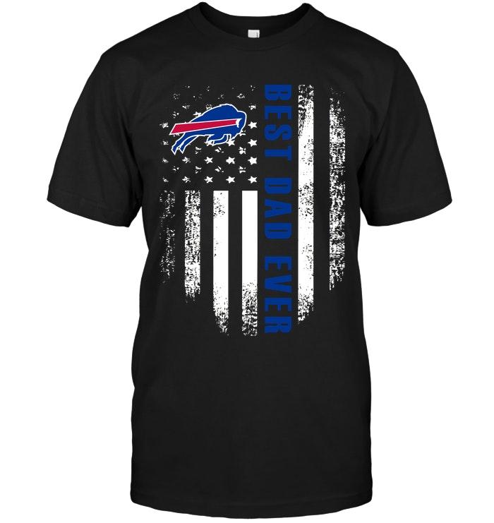 Nfl Buffalo Bills Best Buffalo Bills Dad Ever American Flag Shirt Tank Top Plus Size Up To 5xl