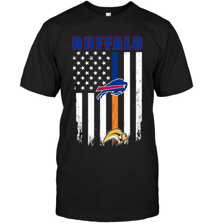 Nfl Buffalo Bills Buffalo Buffalo Bills Buffalo Sabres American Flag Shirt Shirt Plus Size Up To 5xl