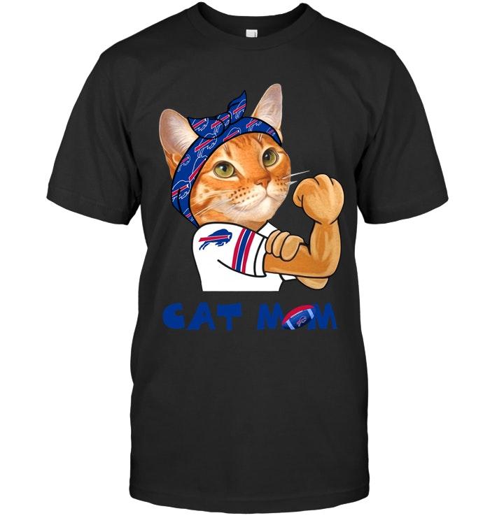 Nfl Buffalo Bills Cat Mom Strong Mom For Fan T Shirt Tank Top Size Up To 5xl