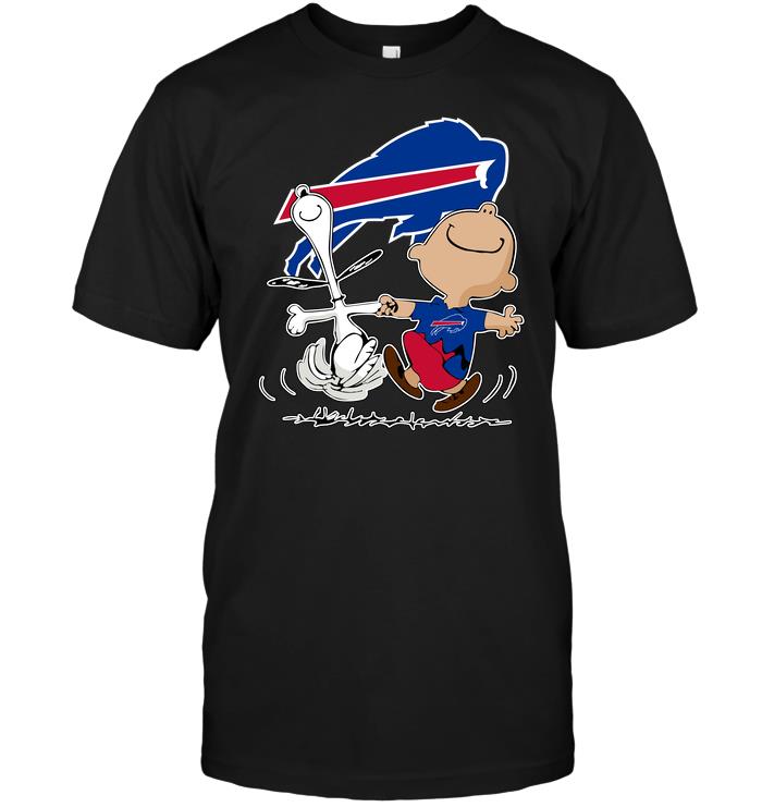 Nfl Buffalo Bills Charlie Brown Snoopy Buffalo Bills Long Sleeve Plus Size Up To 5xl