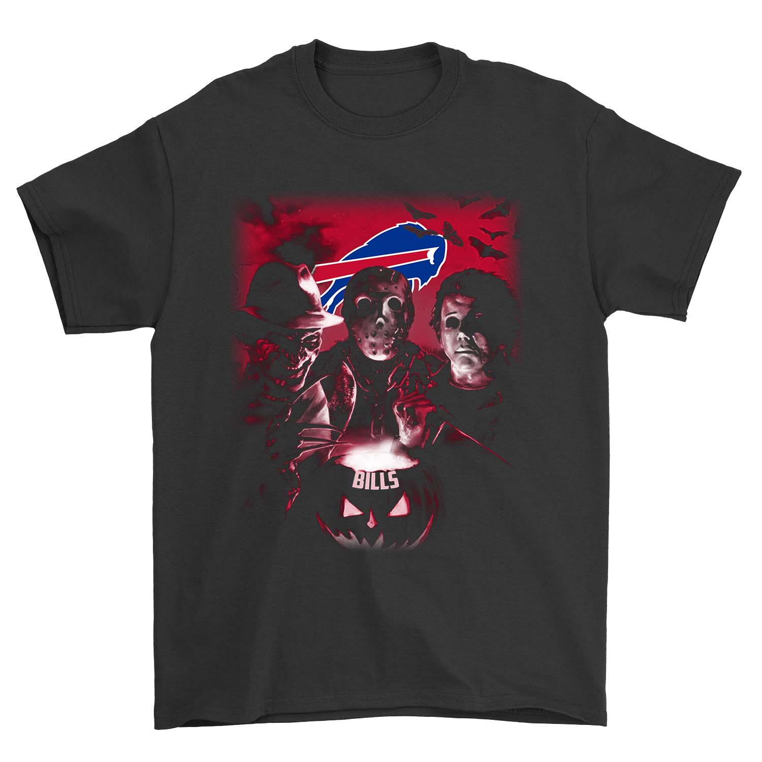 Nfl Buffalo Bills Freddy-michael-jason Buffalo Bills Tshirt Plus Size Up To 5xl