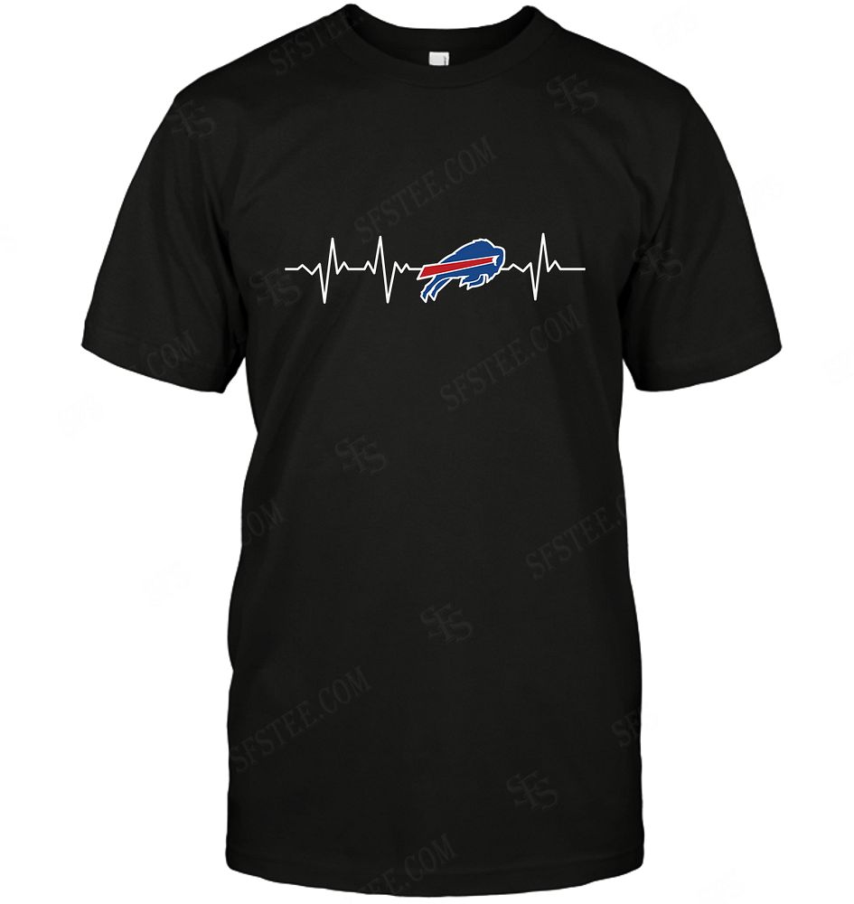 Nfl Buffalo Bills Heartbeat With Logo Tank Top Plus Size Up To 5xl