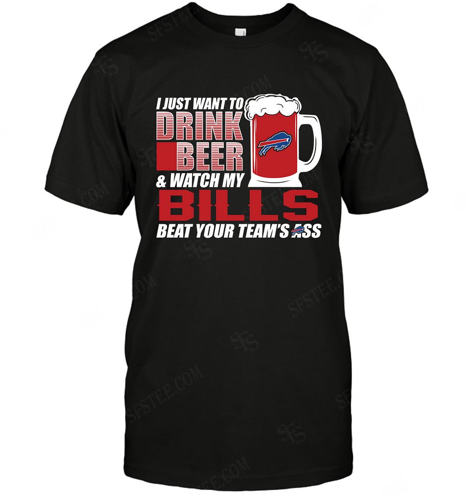 Nfl Buffalo Bills I Just Want To Drink Beer Tank Top Size Up To 5xl