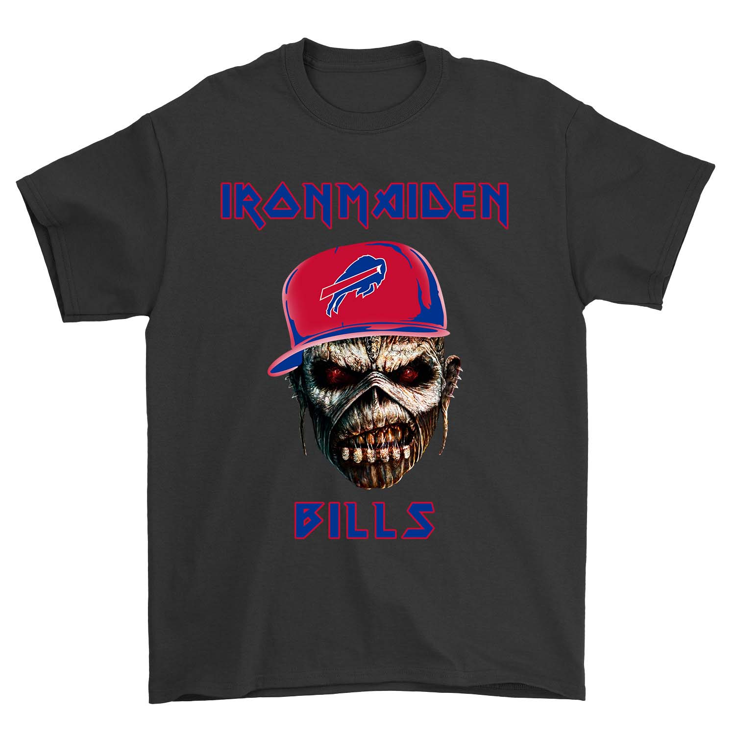 Nfl Buffalo Bills Ironmaiden Buffalo Bills Sweater Size Up To 5xl