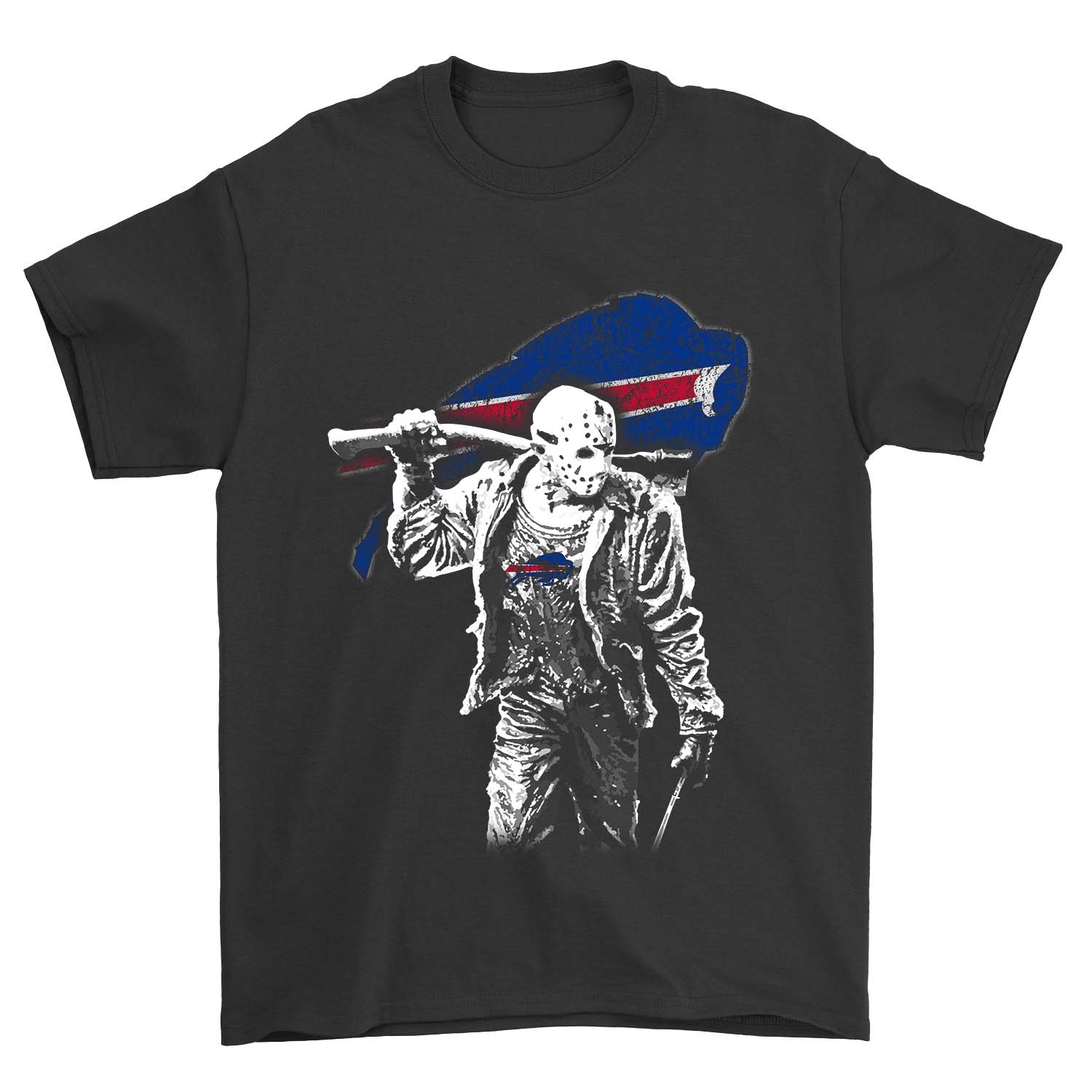 Nfl Buffalo Bills Jason Voorhees Buffalo Bills Long Sleeve Size Up To 5xl