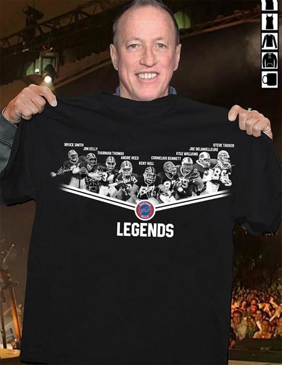 Nfl Buffalo Bills Legends Signed Tshirt Size Up To 5xl