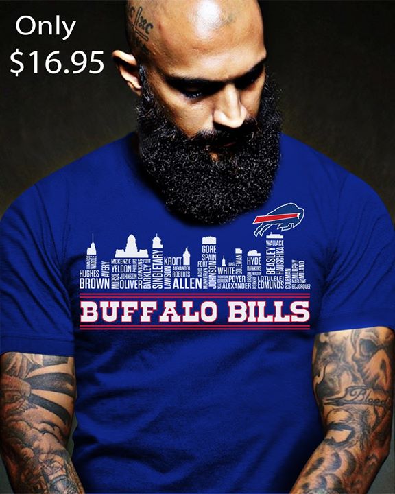 Nfl Buffalo Bills Member Names Typography City Shirt Plus Size Up To 5xl