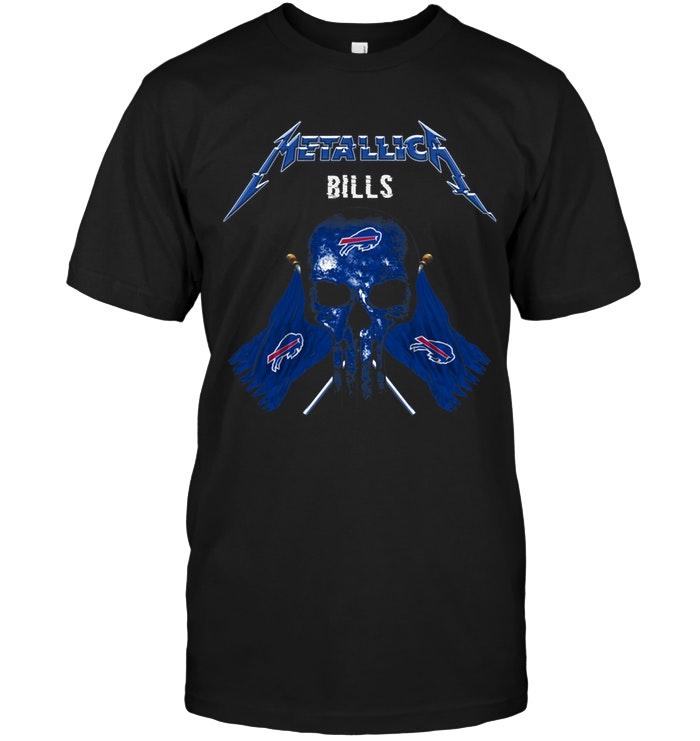 Nfl Buffalo Bills Metallica Buffalo Bills Shirt Size Up To 5xl