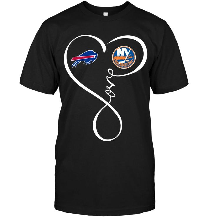 Nfl Buffalo Bills New York Islanders Love Heart Shirt Shirt Size Up To 5xl